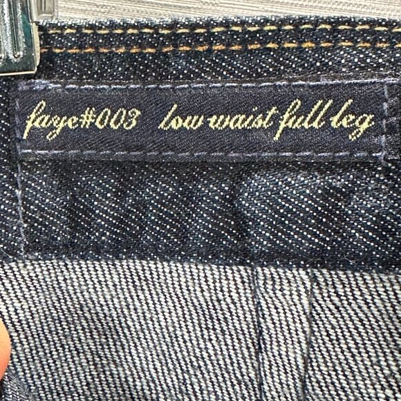 Citizens of Humanity Jeans Womens 27 Faye #003 Low Waist Full Leg Cotton Pockets - Picture 10 of 12